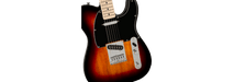 Fender Squier Affinity™ Telecatser® Maple Fingerboard, Black Pickguard, 3-Color Sunburst - Guitar Warehouse