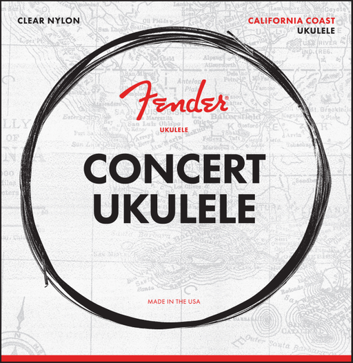 Fender Concert Ukulele Strings, Set of Four - Guitar Warehouse
