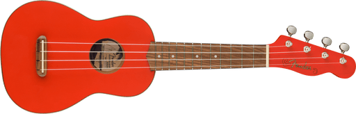 Fender Limited Edition Venice Soprano Ukulele - Fiesta Red - Guitar Warehouse