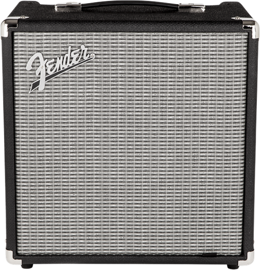 Fender Rumble™ 25 (V3), 230V UK, Black/Silver - Guitar Warehouse