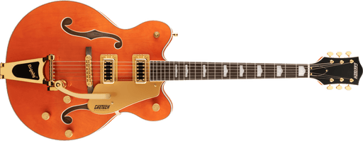 Gretsch  G5422TG Electromatic® Classic Hollow Body Double-Cut with Bigsby® and Gold Hardware, Laurel Fingerboard, Orange Stain - Guitar Warehouse