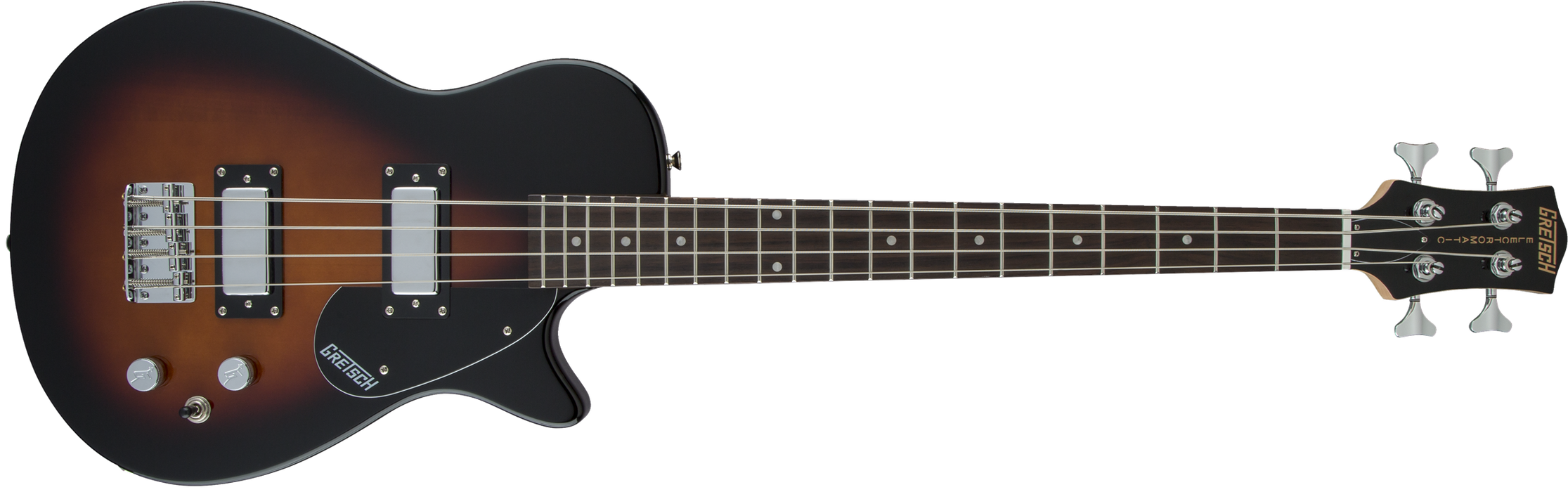Gretsch G2220 Electromatic® Junior Jet™ Bass II Short-Scale, Black Walnut Fingerboard, Tobacco Sunburst - Guitar Warehouse