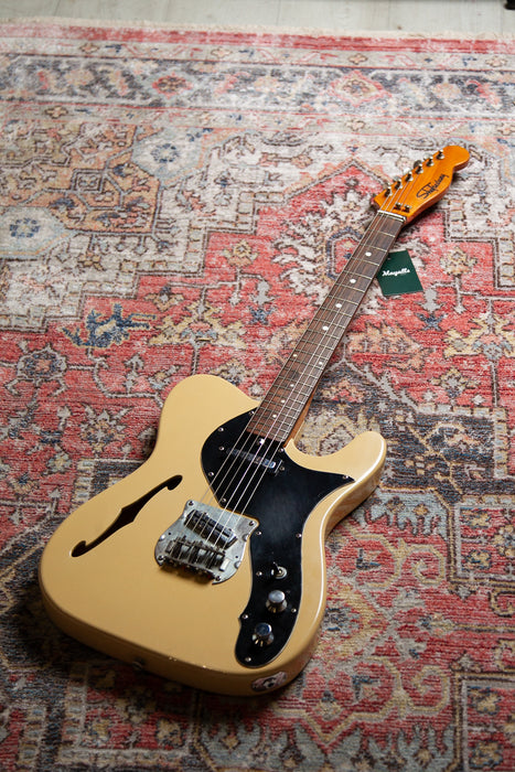 1970's Shaftesbury Thinline Tele in Butterscotch - Japan Made - Guitar Warehouse