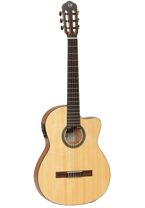 Tanglewood Dominar Thinline Classical Cutaway - Natural Stain EM-DC1 - Guitar Warehouse