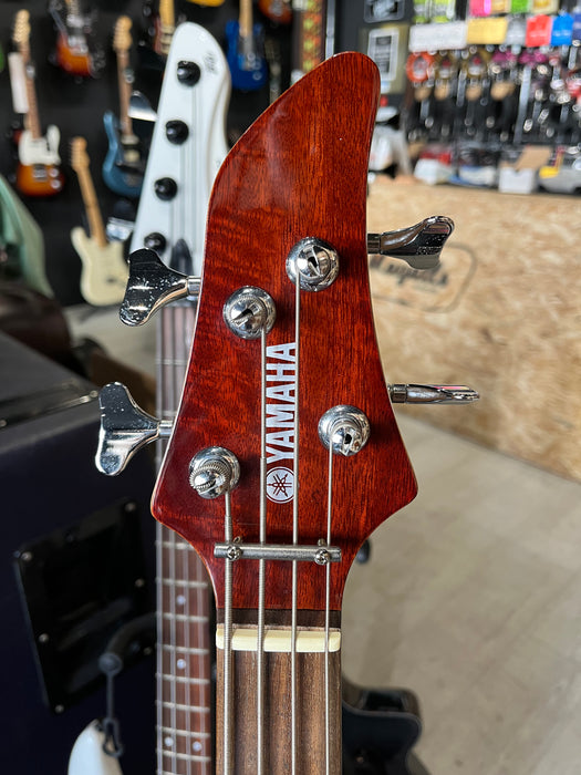 Pre-owned Yamaha RBX170EW Bass in Trans Red - Guitar Warehouse