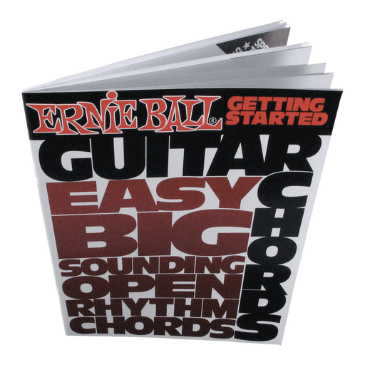 Ernie Ball Getting Started Guitar Easy Chord Book - Guitar Warehouse
